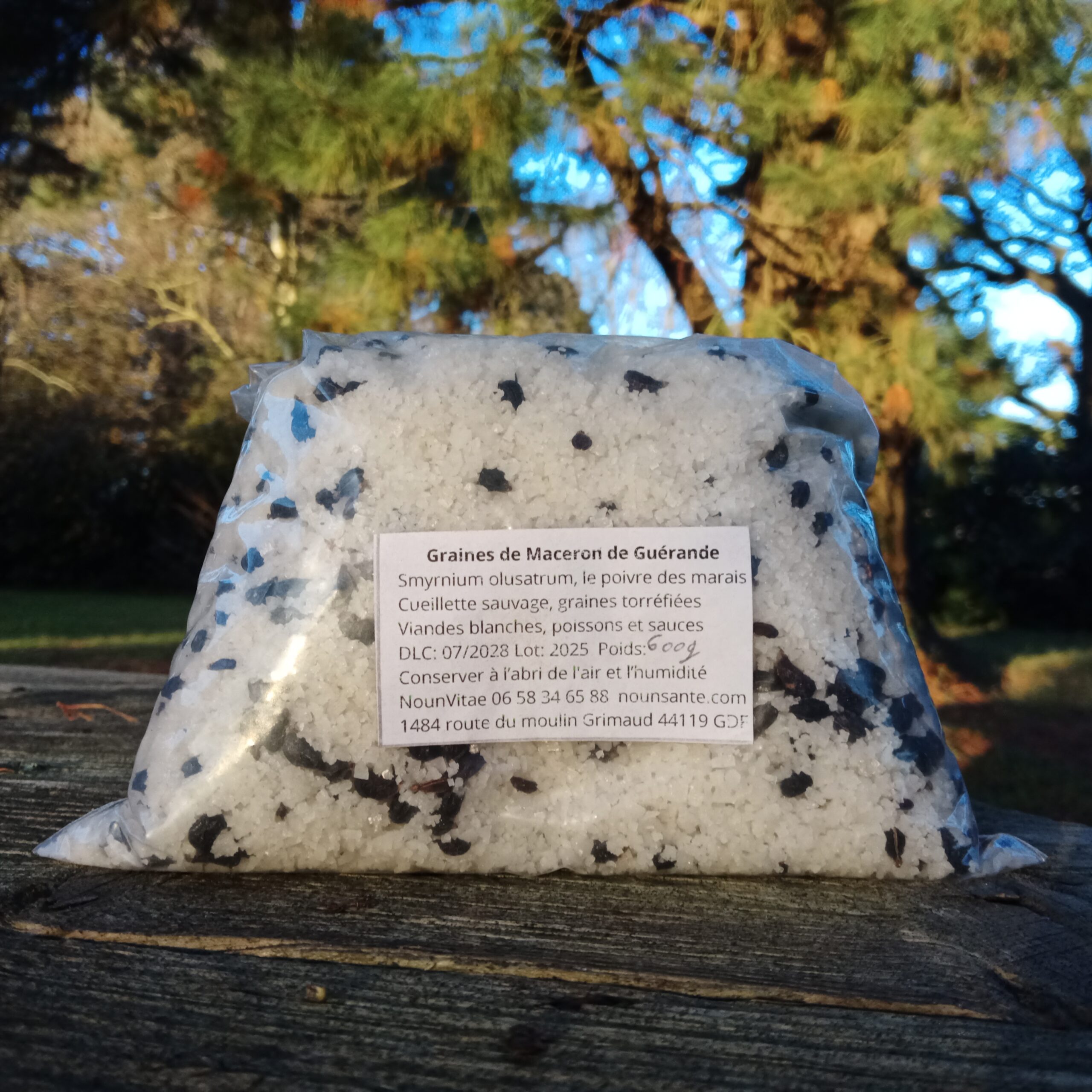 Gros Sel au maceron, le poivre des marais de Guérande