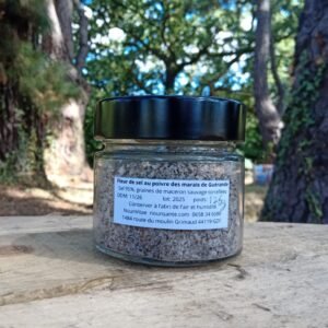 Fleur de sel au poivre-Noun de Guérande-125 g