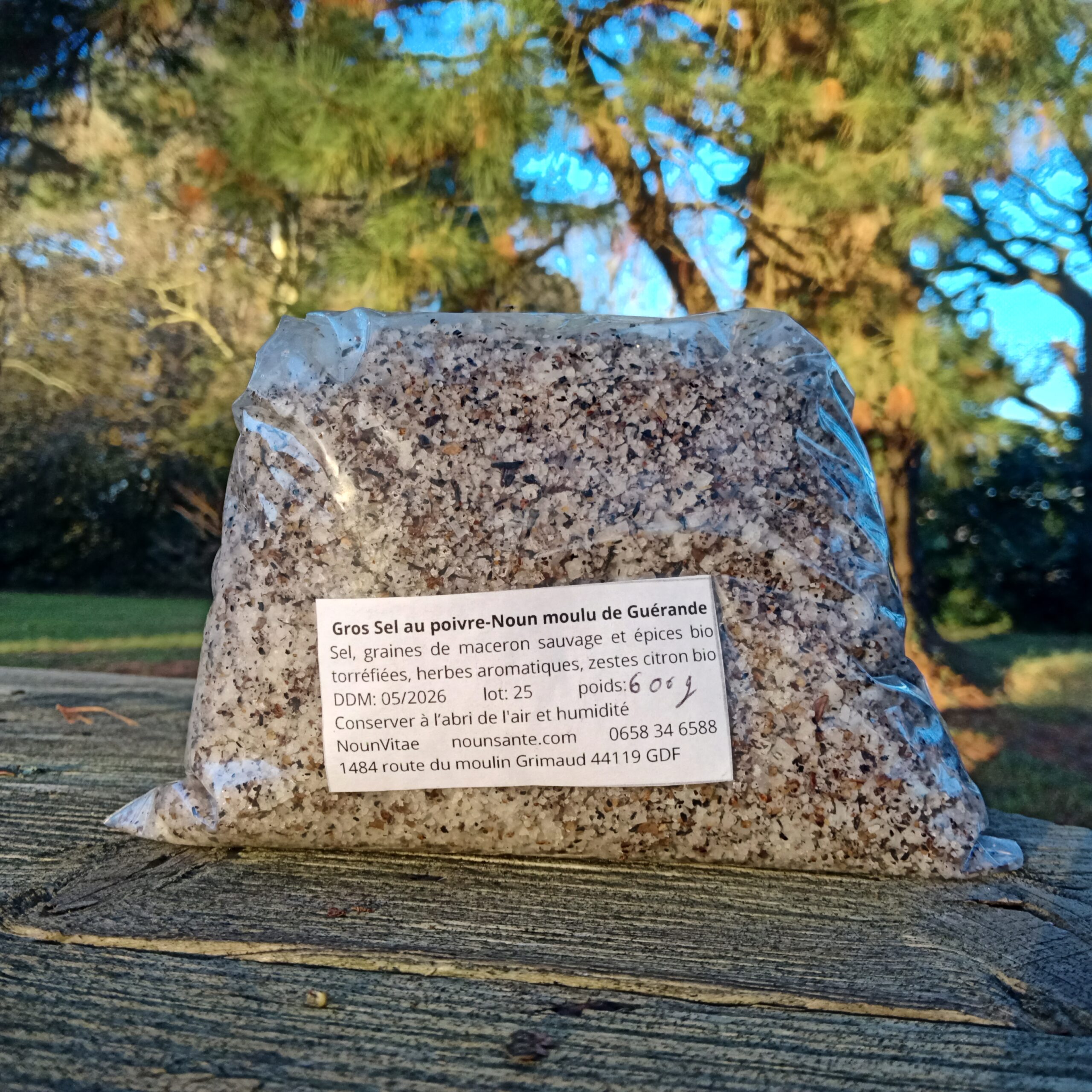 Gros Sel au poivre-Noun de Guérande